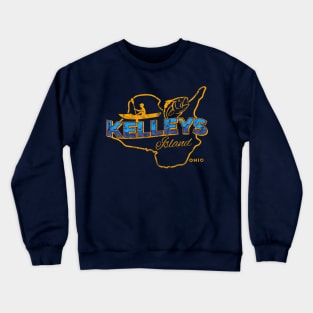 Retro Kelley's Island Summer Crewneck Sweatshirt